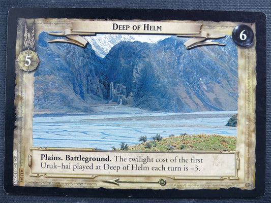 Deep of Helm 4 U 347 - LotR Card #468