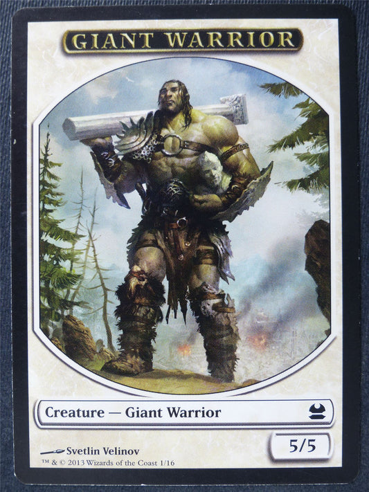 Giant Warrior Token - Mtg Card #3RS