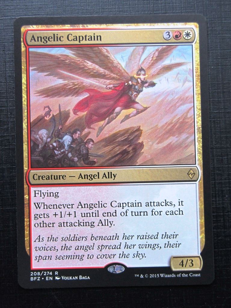 MTG Magic Cards: ANGELIC CAPTAIN # 23J56