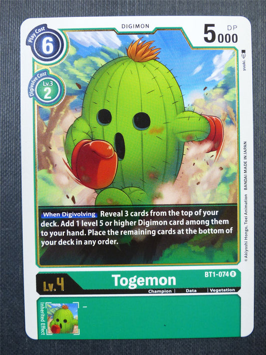 Togemon BT1 R - Digimon Card #455