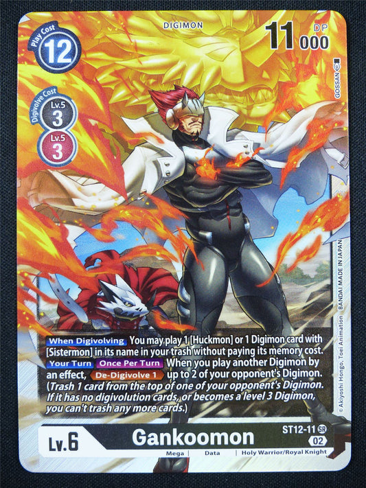 Gankoomon ST12-11 SR - Digimon Card #1A0