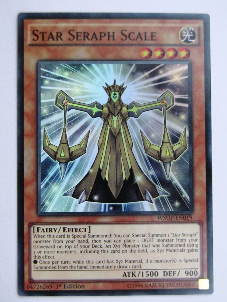 Yugioh Cards: STAR SERAPH SCALE WSUP SUPER RARE # 25E92