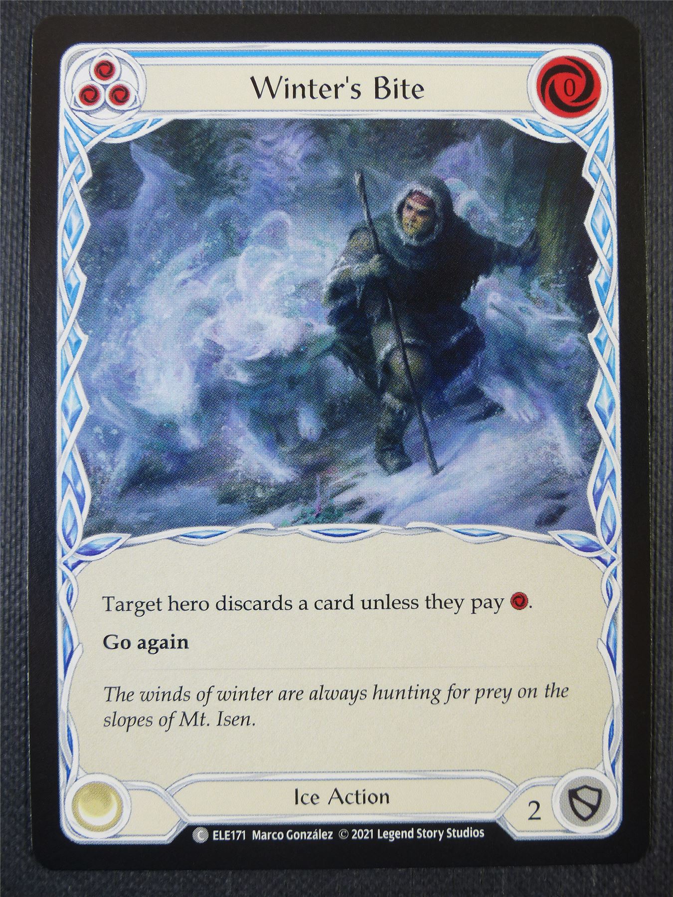 Winter's Bite - Blue - Tales of Aria 1st ed - Flesh and Blood Card #648