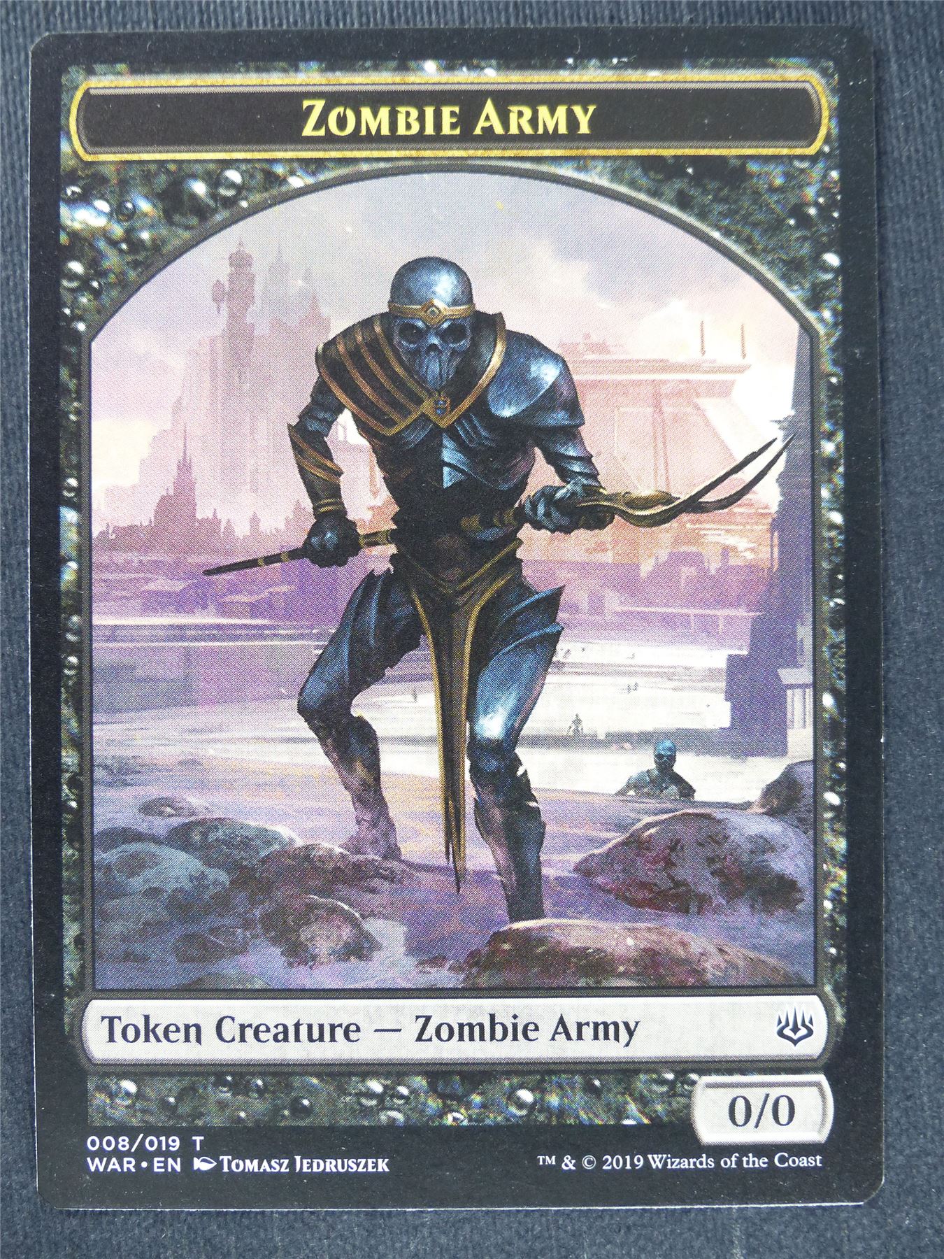 Zombie Army 008/019 Token - Mtg Magic Cards #F1