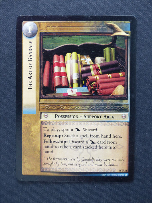 The Art of Gandalf 11 U 28 - LotR Cards #11