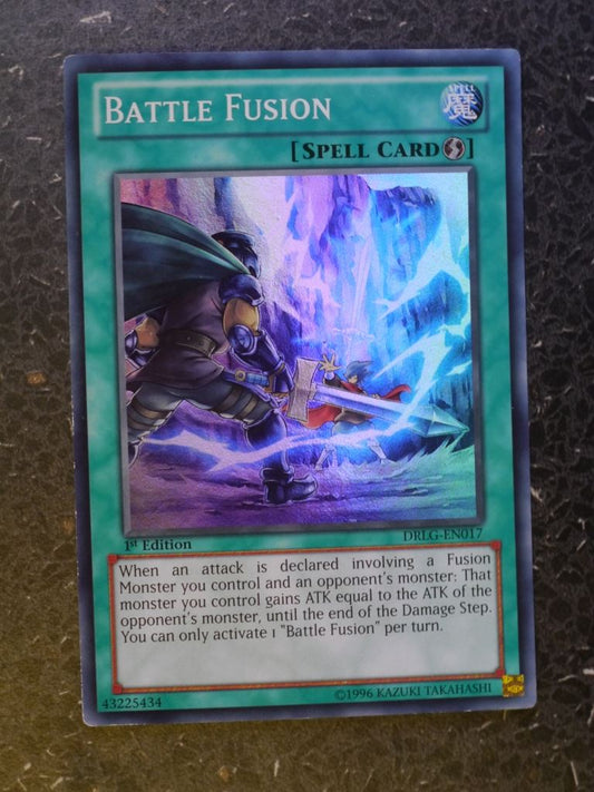 Yugioh Cards: BATTLE FUSSION DRLG SUPER RARE # 3D86