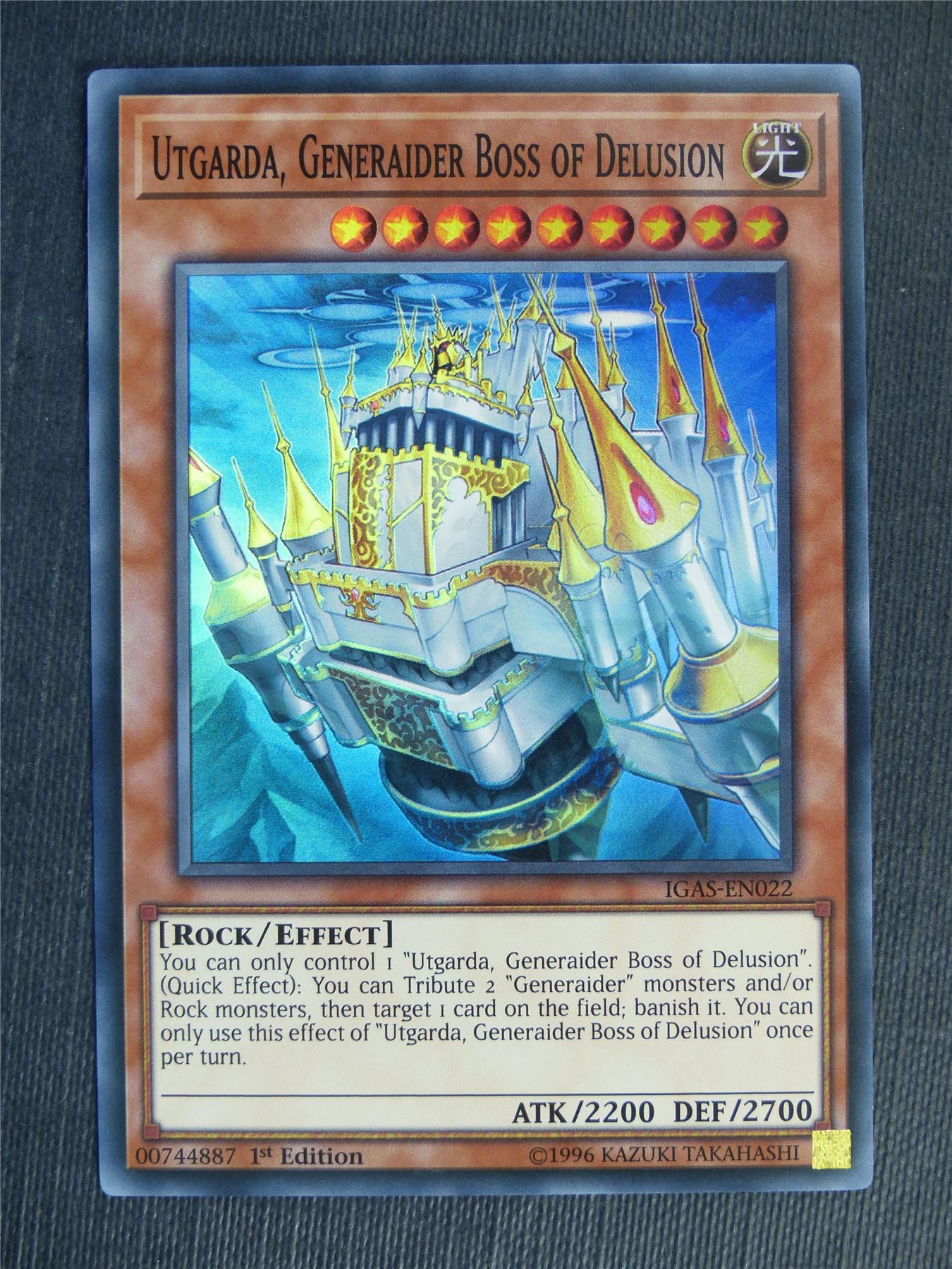 Utgarda Generaider Boss of Delusion IGAS Super Rare - 1st ed - Yugioh Cards #27X