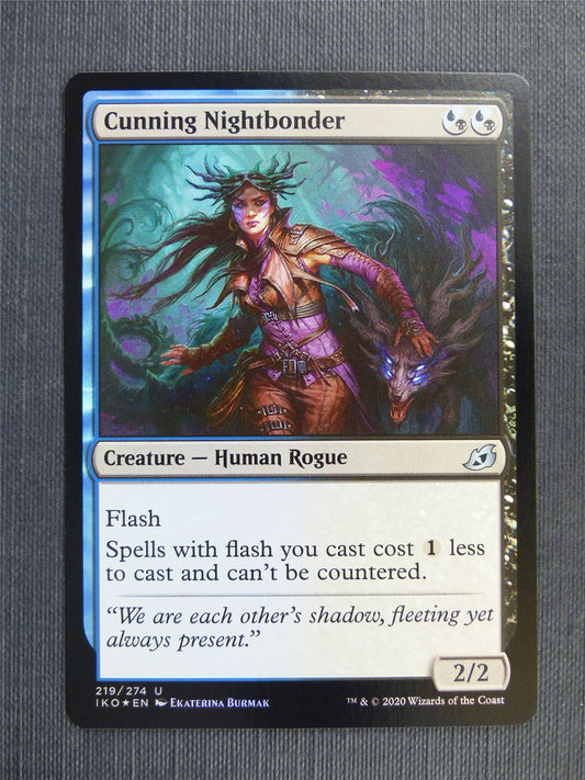Cunning Nightbonder Foil - IKO Mtg Card