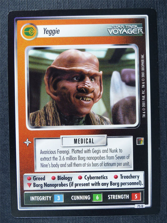 Yeggie - Voyager - Star Trek Cards #14N