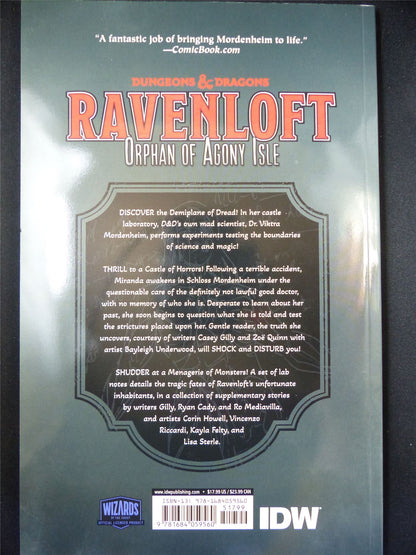 DUNGEONS & Dragons: Ravenloft: Orphan of Agony Isle - IDW Graphic Softback #FV