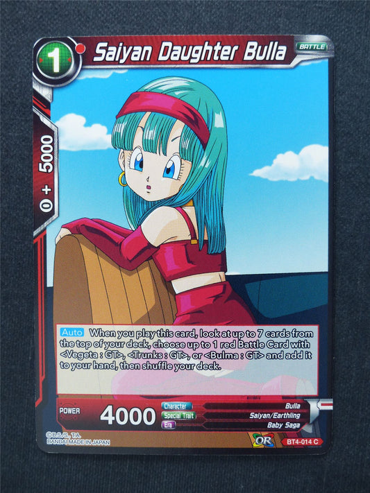 Saiyan Daughter Bulla - Dragon Ball Super Cards #DQ