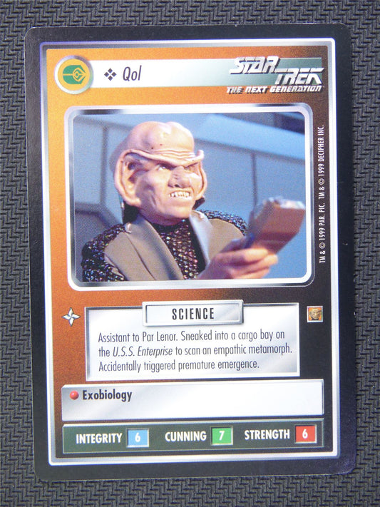 Qol Black Border - Star Trek CCG Next Gen #50T