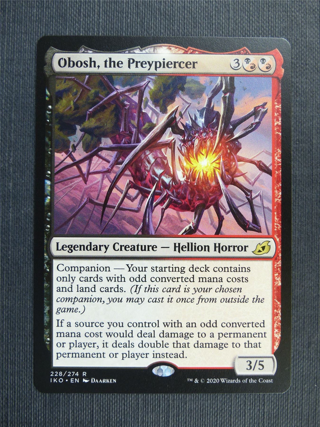 Obosh the Preypiercer - IKO Mtg Card