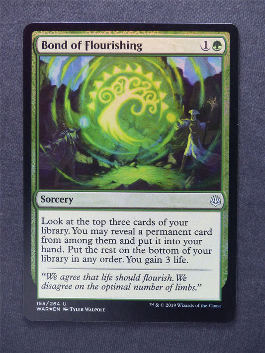 Bond of Flourishing Foil - Mtg Magic Cards #WQ