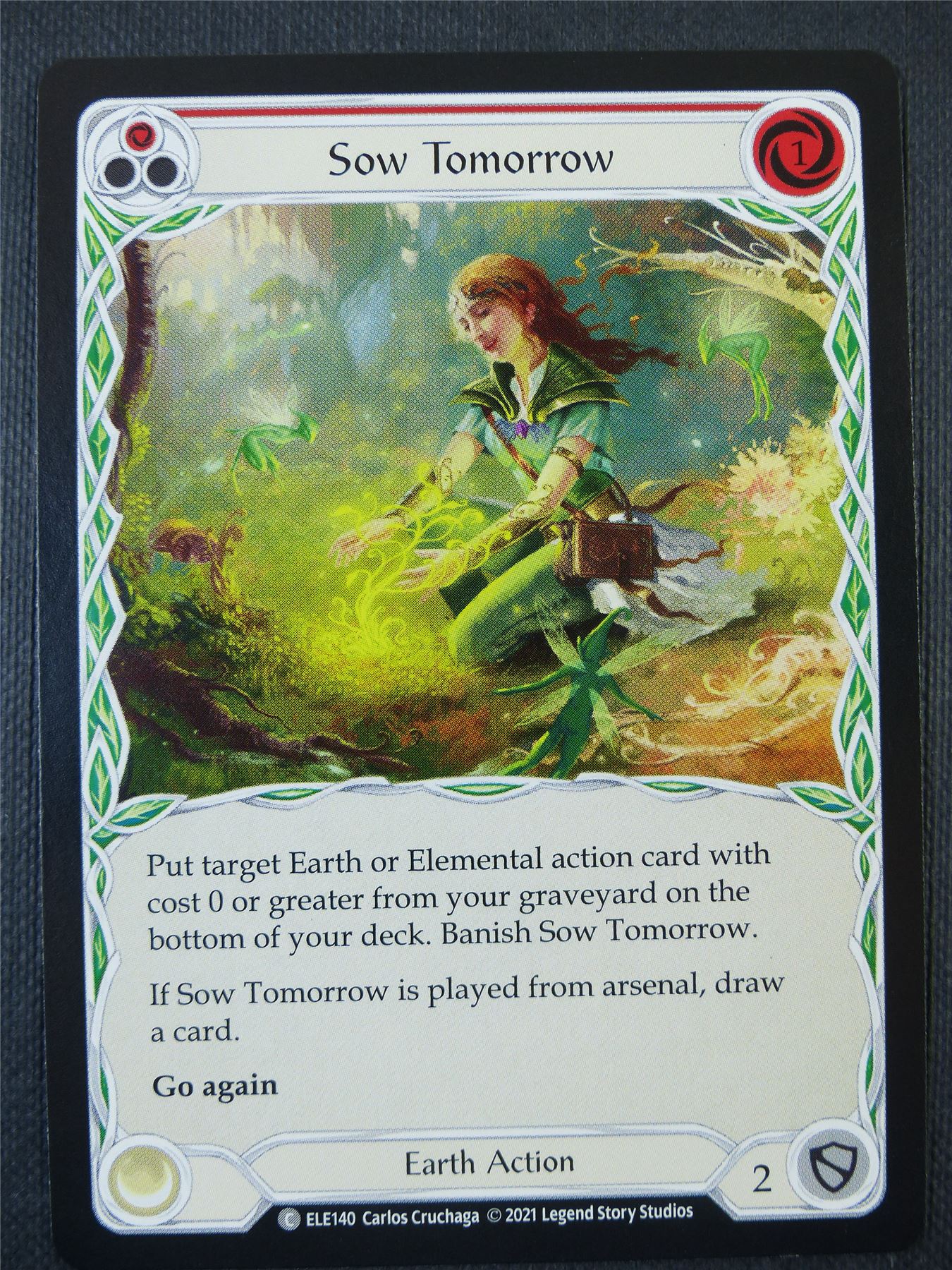 Sow Tomorrow - Red - Tales of Aria 1st ed - Flesh and Blood Card #635