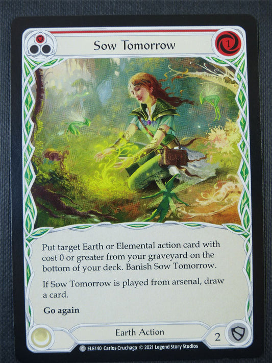 Sow Tomorrow - Red - Tales of Aria 1st ed - Flesh and Blood Card #635
