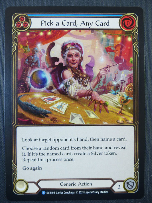 Pick a Card any Card Blue - 1st ed Everfest - Flesh & Blood Card #6IP