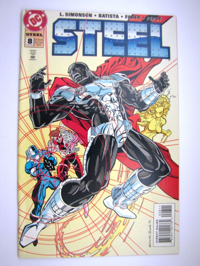 DC Comics: STEEL #8 SEPTEMBER 1994 # 30F100