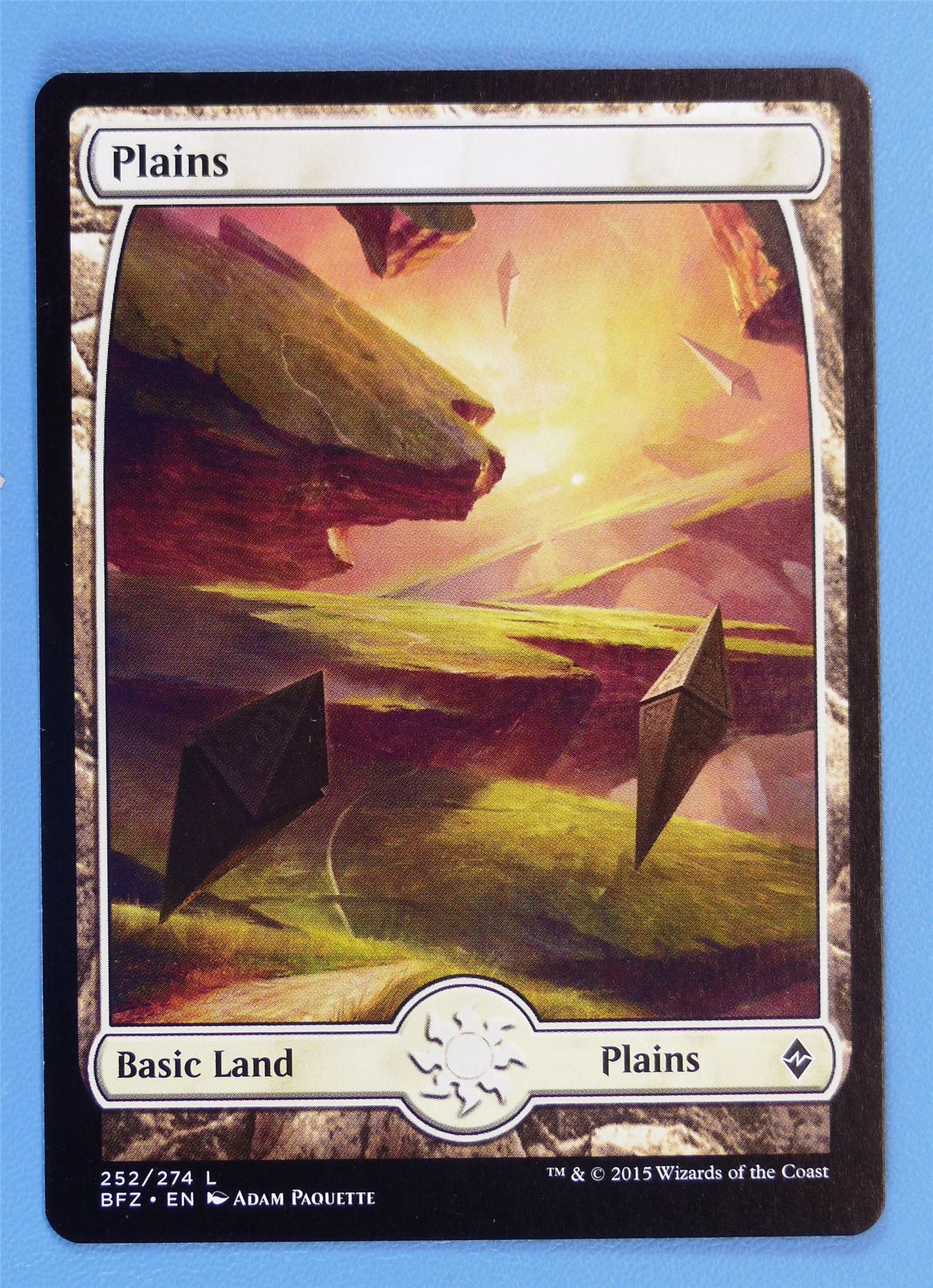 Plains - Full Art - Mtg Card # 2I52