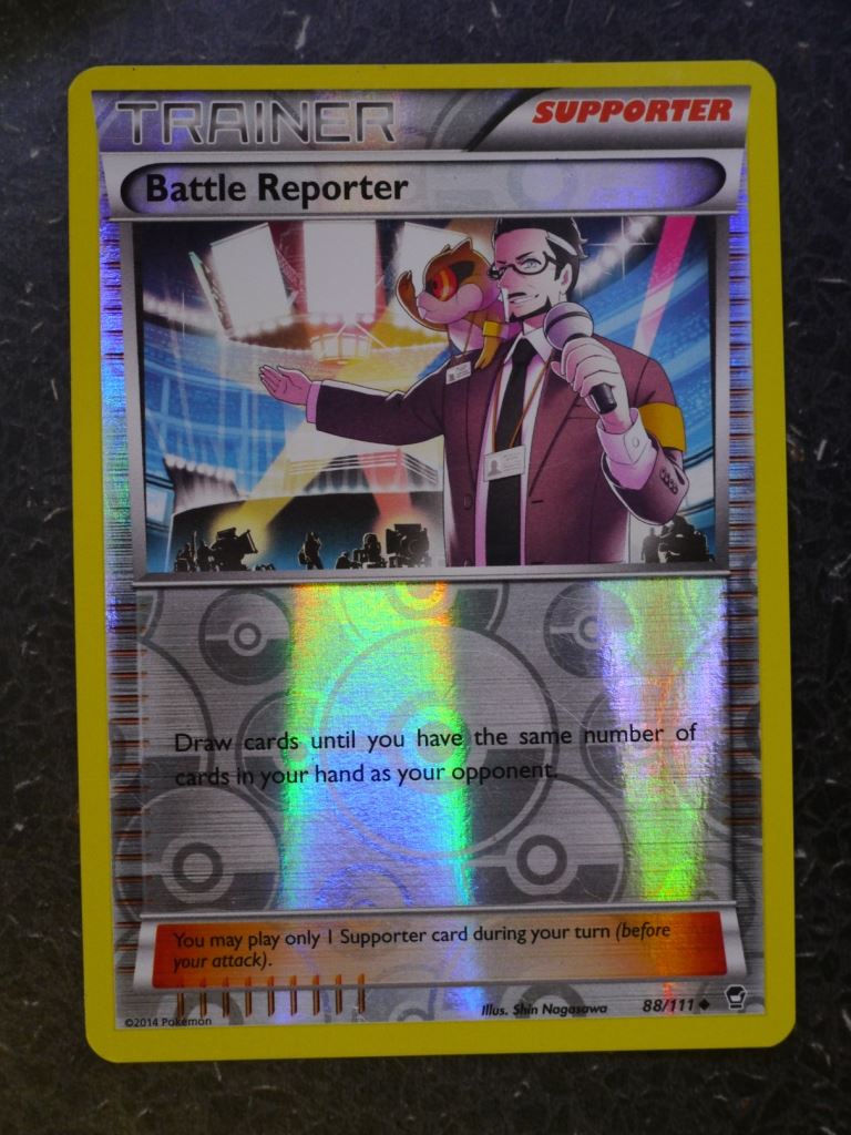 Pokemon Cards: BATTLE REPORTER 88/111 REVERSE HOLLOWS # 6B3