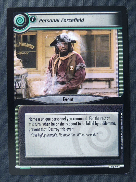 Personal Forcefield - Star Trek Cards #VK