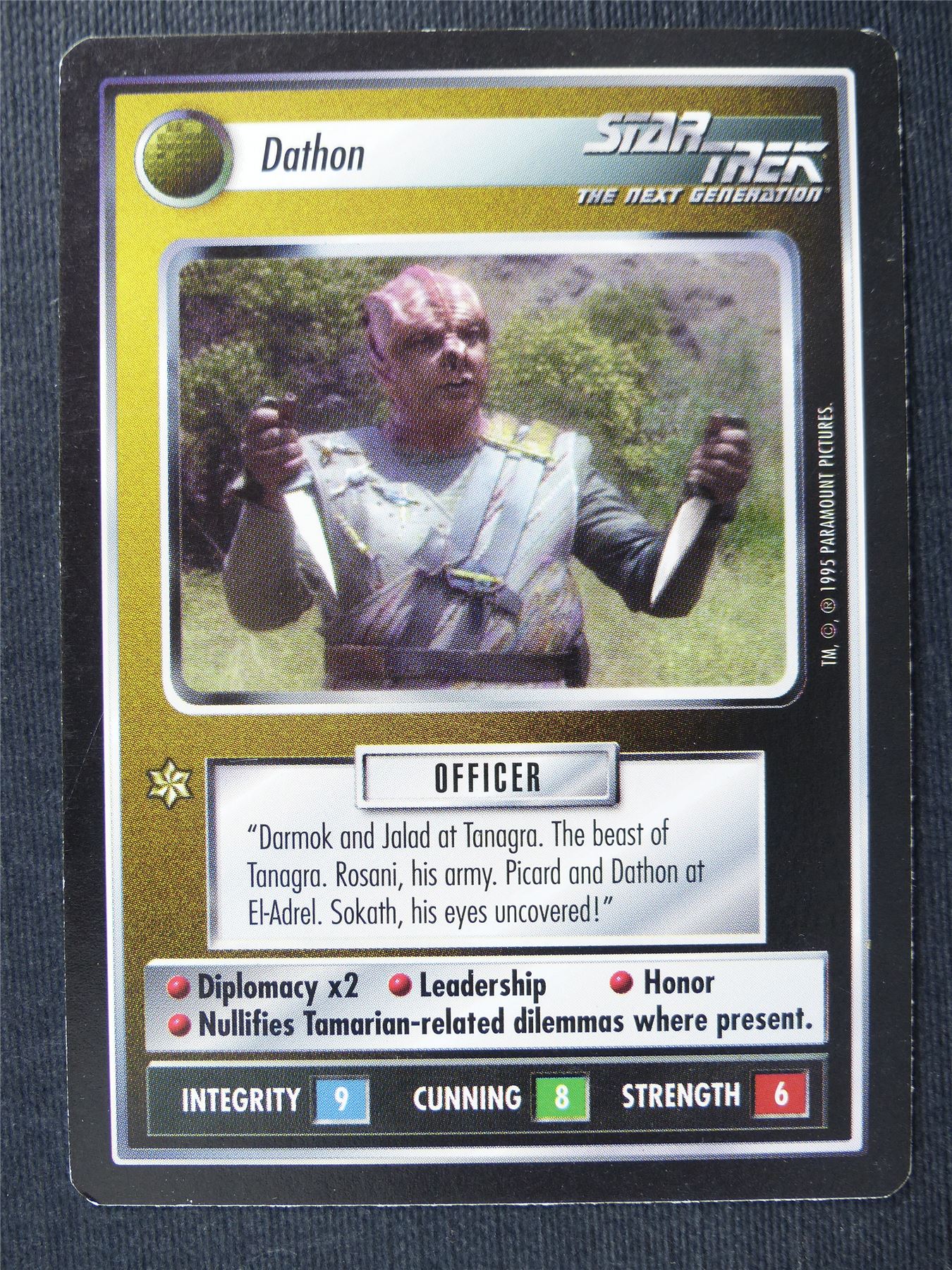 Dathon - NG - Star Trek Cards #TH