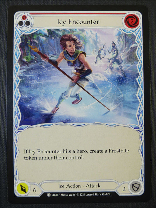 Icy Encounter - Red - Tales of Aria 1st ed - Flesh and Blood Card #63S