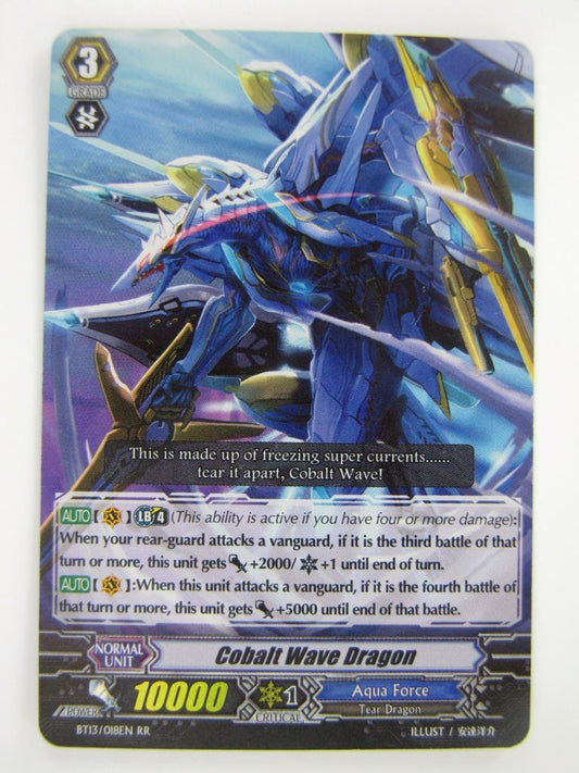 Vanguard Cards: COBALT WAVE DRAGON BT13 RR # 14J58