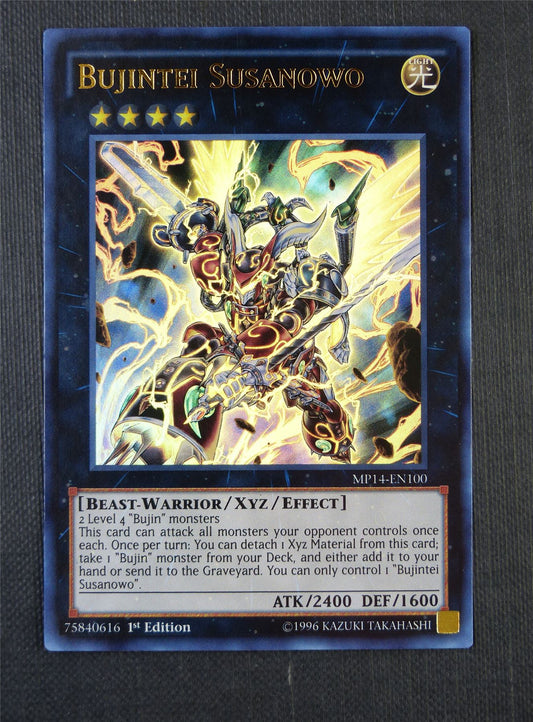 Bujintei Susanowo MP14 1st Ed - Ultra Rare - Yugioh Card #7GT