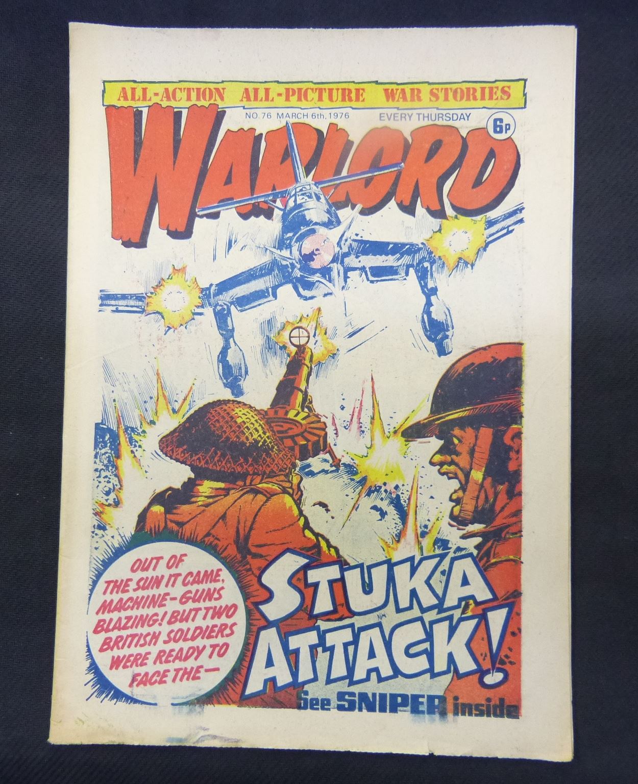 Warlord Comic - Issue 76 - 6 Mar 1976 #LY