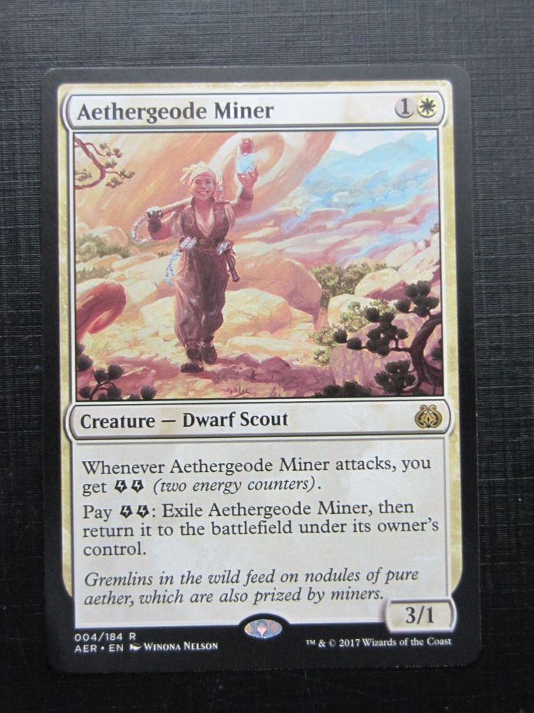 MTG Magic Cards: AETHERGEODE MINER # 23H43