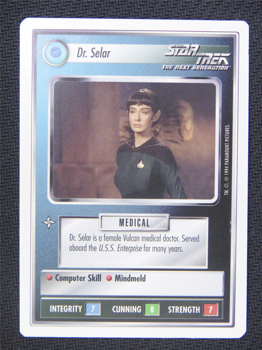 Dr Selar White Border - Star Trek Next Gen Card #4NV