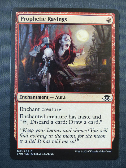 Prophetic Ravings - Mtg Card #4DE