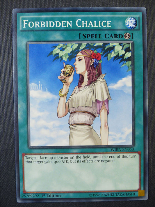 Forbidden Chalice WIRA - 1st ed Yugioh Card #8GB