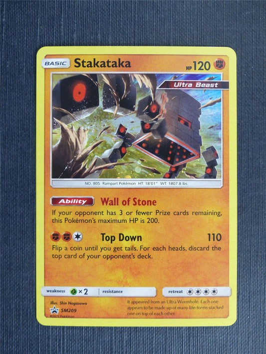 Stakataka SM209 Promo Holo - Pokemon Cards #1FO