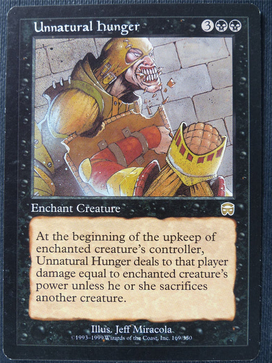 Unnatural Hunger - Mtg Card #21Y