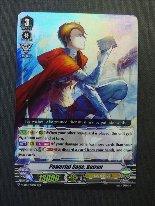 Powerful Sage Bairon V-BT05 RR - Vanguard Cards #XX