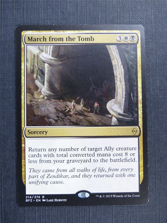 March from the Tomb - Mtg Magic Cards #4GC