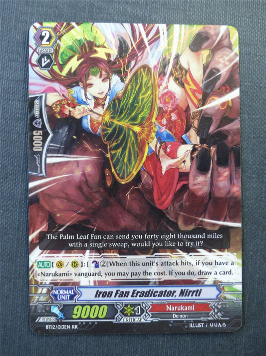 Iron Fan Eradicator Nirrti BT12 RR - Vanguard Cards #ZY