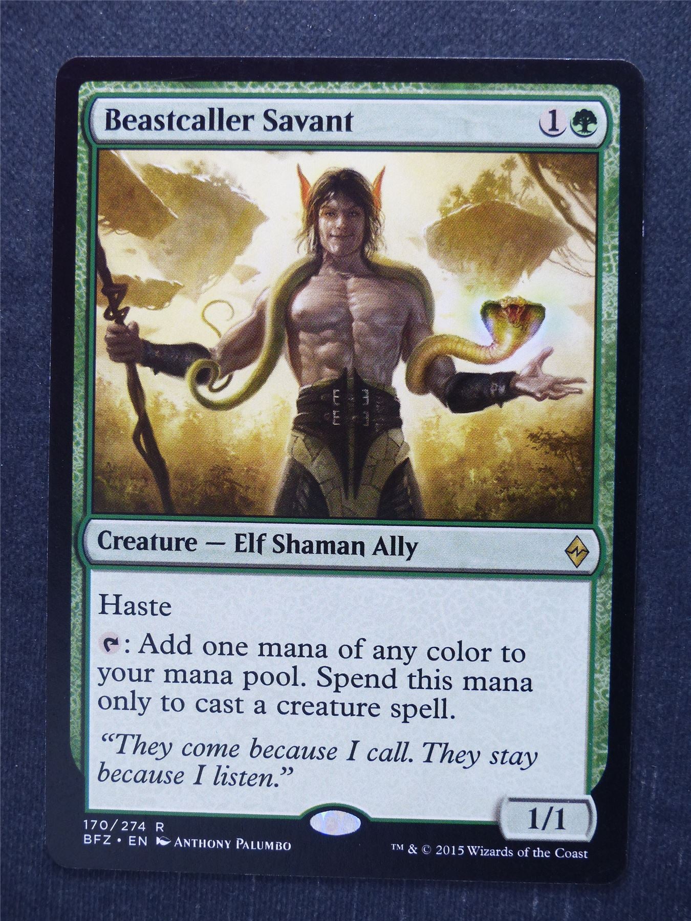 Beastcaller Savant - Mtg Magic Cards #O9