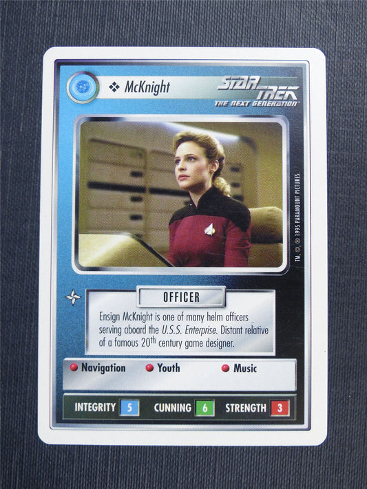 McKnight - TNG - Star Trek Cards #4S9