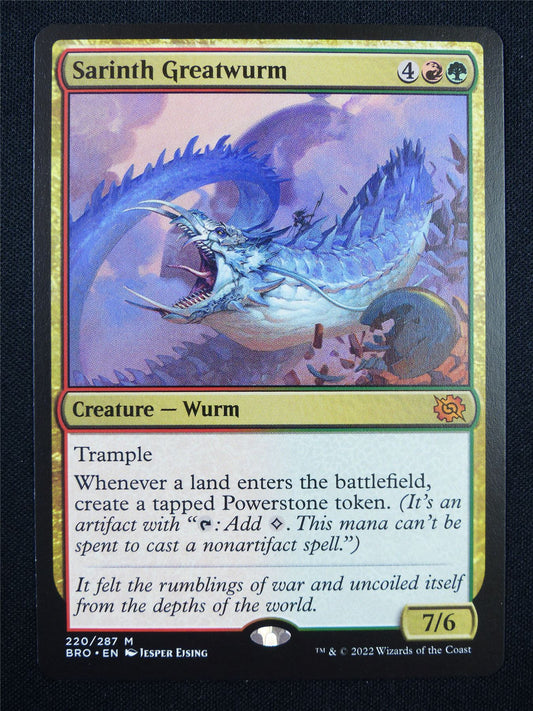 Sarinth Greatwurm - Mtg Card #1G1