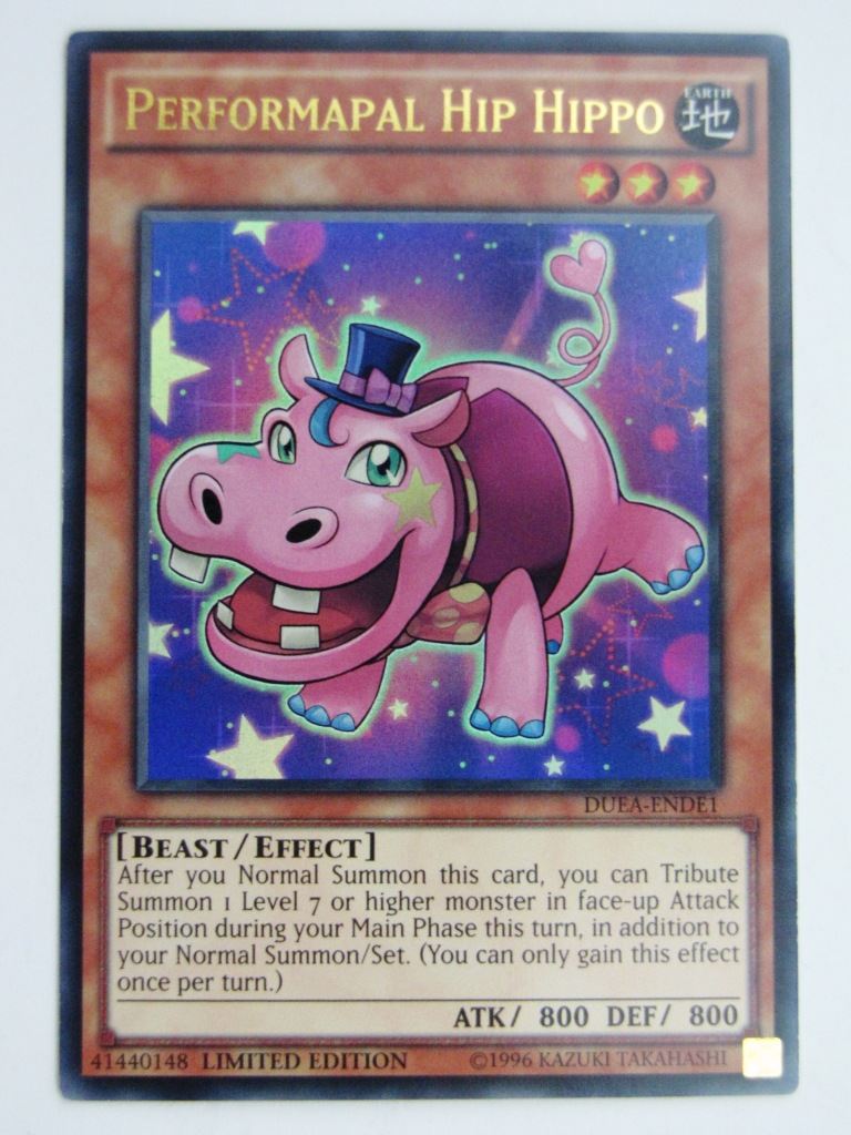 Yugioh Played Cards: PERFORMAPAL HIP HIPPO DUEA ULTRA RARE # 29H20