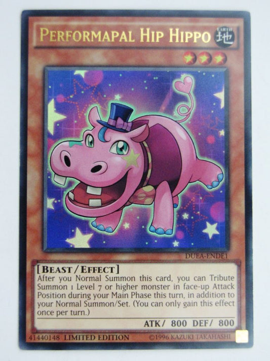 Yugioh Played Cards: PERFORMAPAL HIP HIPPO DUEA ULTRA RARE # 29H20