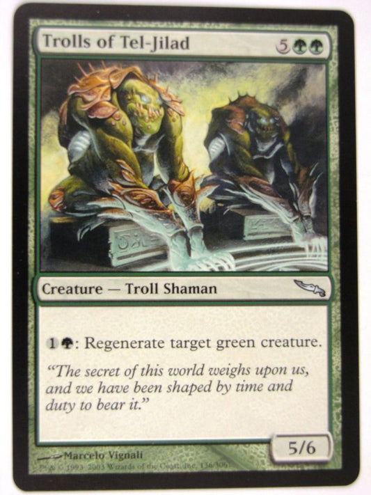MTG Magic: the Gathering Cards: TROLLS OF TEL-JILAD: MRD
