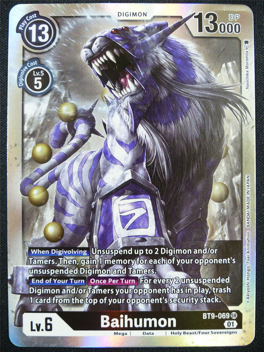 Baihumon BT9-069 SR - Digimon Card #A3