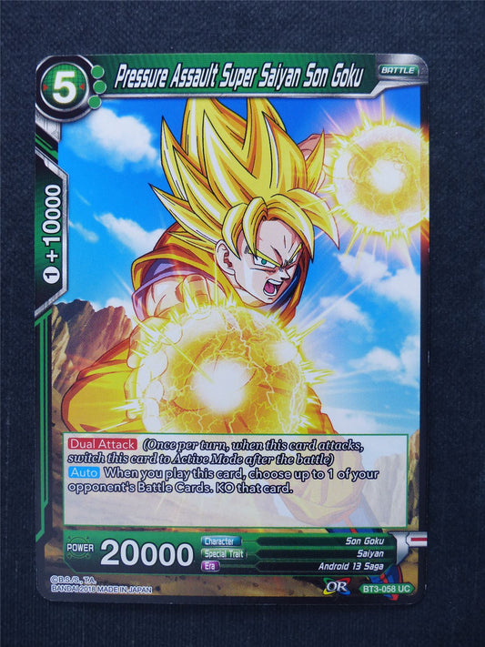 Pressure Assault Super Saiyan Son Goku - Dragon Ball Super Cards #EG