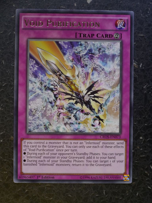 Yugioh Card: VOID PURIFICATION CROS RARE # 9C90