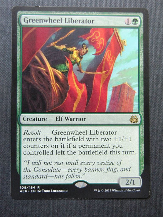 Greenwheel Liberator - Mtg Magic Cards #YL