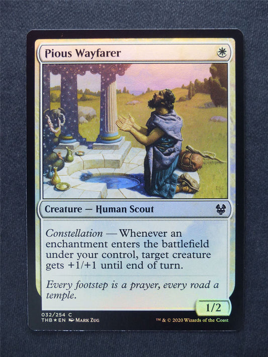 Pious Wayfarer Foil - Mtg Magic Cards #JR